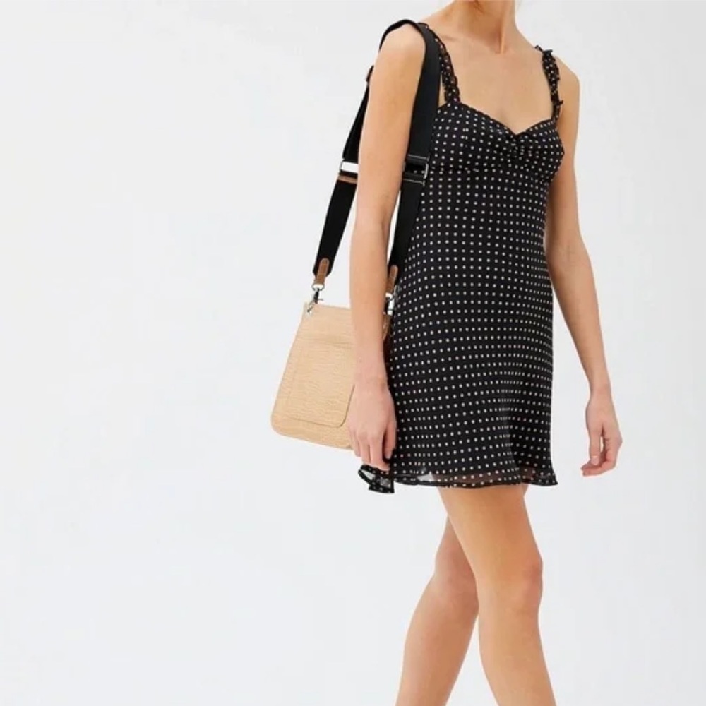 Urban Outfitters Johnson Ruffle Mini Slip Dress - Picture 3 of 7